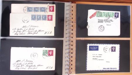1743-1955, Intéressante collection de lettres en 15