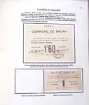 BILLETS DE NECESSITE des ARDENNES, Collection de +110