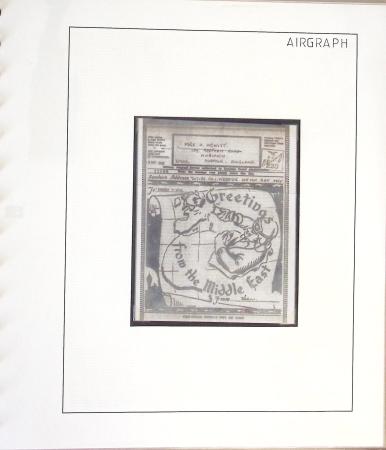 1942-1945, Belle collection de V-Mails et d'Airgraphs