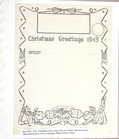 1942-1945, Belle collection de V-Mails et d'Airgraphs