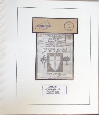 1942-1945, Belle collection de V-Mails et d'Airgraphs