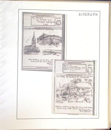 1942-1945, Belle collection de V-Mails et d'Airgraphs