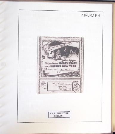 1942-1945, Belle collection de V-Mails et d'Airgraphs