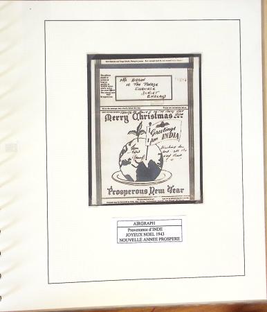 1942-1945, Belle collection de V-Mails et d'Airgraphs