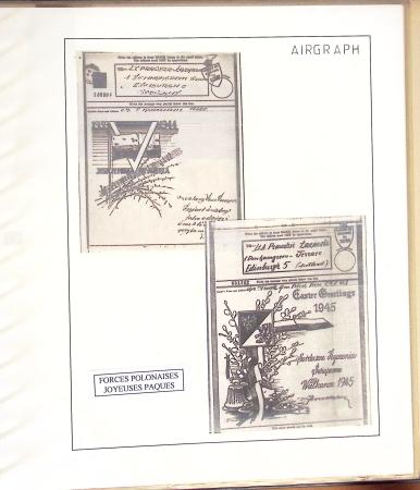 1942-1945, Belle collection de V-Mails et d'Airgraphs