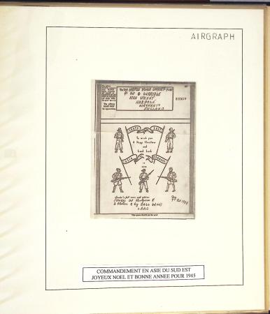 1942-1945, Belle collection de V-Mails et d'Airgraphs