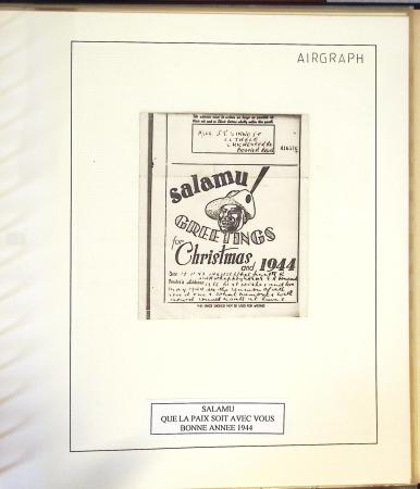 1942-1945, Belle collection de V-Mails et d'Airgraphs