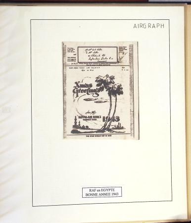 1942-1945, Belle collection de V-Mails et d'Airgraphs