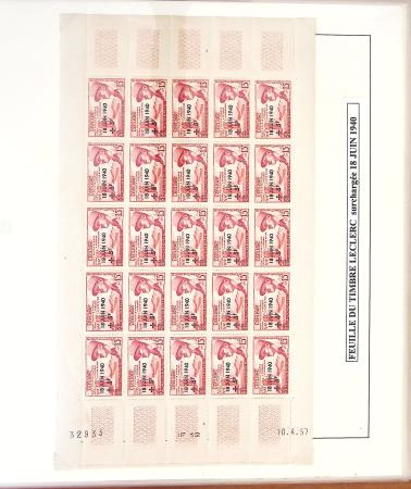 1946-2002, Jolie collection sur le Maréchal LECLERC