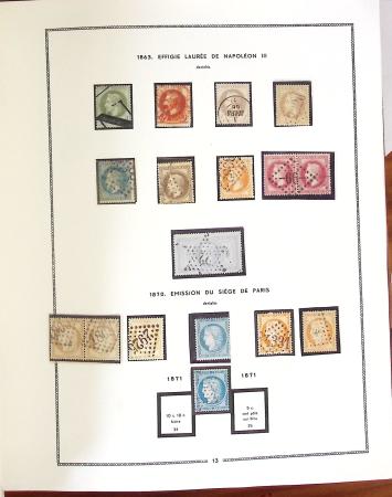 1849- 1960, Collection de France dans un classeur