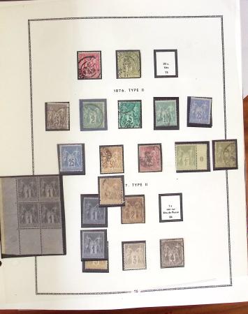 1849- 1960, Collection de France dans un classeur