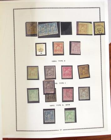 1849- 1960, Collection de France dans un classeur