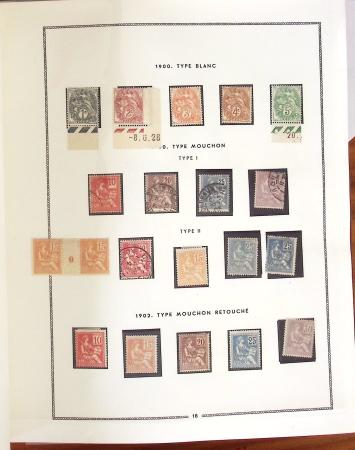 1849- 1960, Collection de France dans un classeur