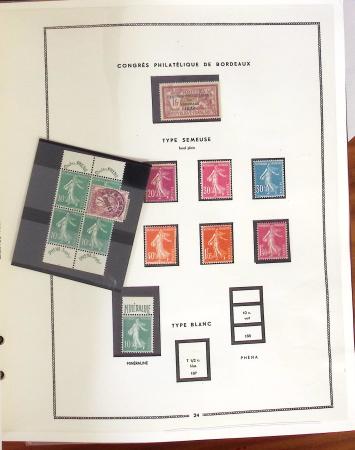 1849- 1960, Collection de France dans un classeur