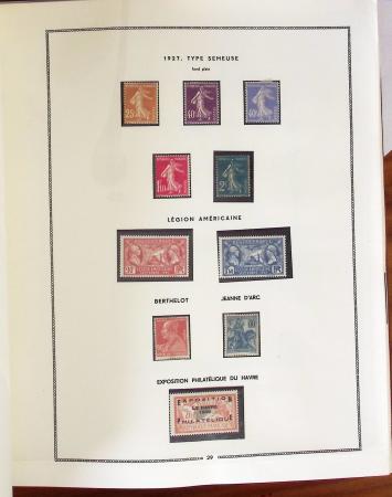 1849- 1960, Collection de France dans un classeur