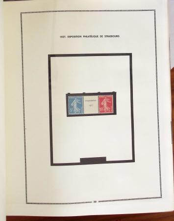 1849- 1960, Collection de France dans un classeur