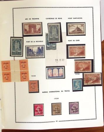 1849- 1960, Collection de France dans un classeur