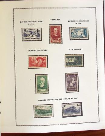 1849- 1960, Collection de France dans un classeur