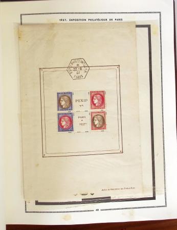 1849- 1960, Collection de France dans un classeur