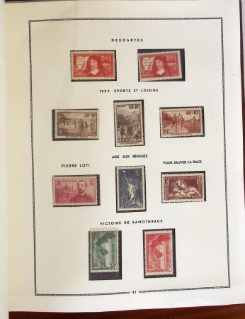 1849- 1960, Collection de France dans un classeur