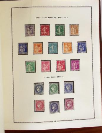 1849- 1960, Collection de France dans un classeur