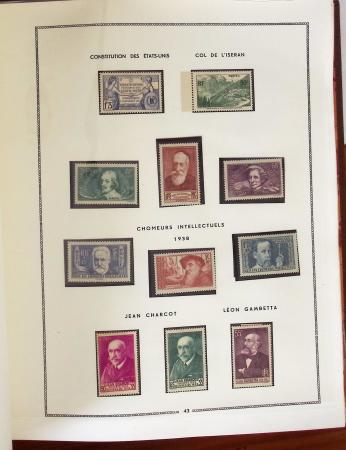 1849- 1960, Collection de France dans un classeur