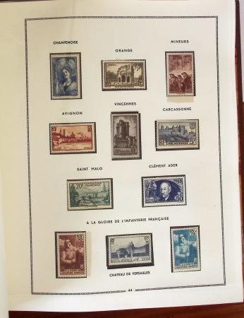 1849- 1960, Collection de France dans un classeur