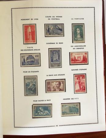 1849- 1960, Collection de France dans un classeur