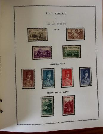 1849- 1960, Collection de France dans un classeur