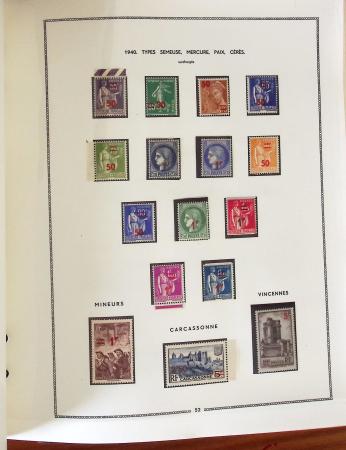 1849- 1960, Collection de France dans un classeur