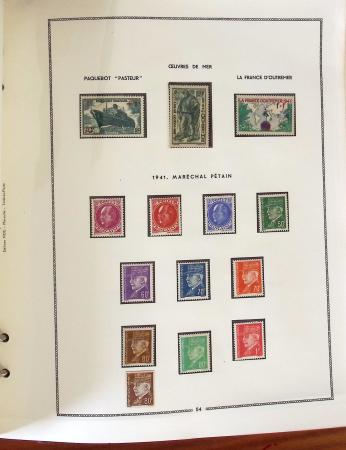 1849- 1960, Collection de France dans un classeur