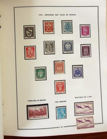 1849- 1960, Collection de France dans un classeur