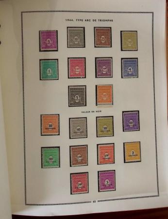 1849- 1960, Collection de France dans un classeur