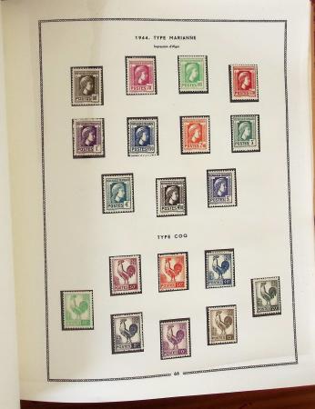 1849- 1960, Collection de France dans un classeur