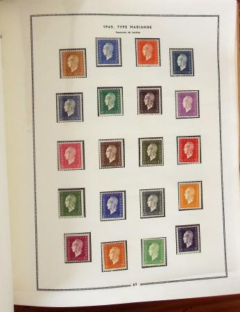 1849- 1960, Collection de France dans un classeur