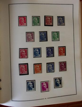 1849- 1960, Collection de France dans un classeur