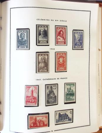 1849- 1960, Collection de France dans un classeur