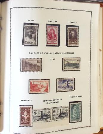 1849- 1960, Collection de France dans un classeur