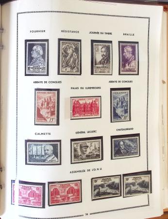1849- 1960, Collection de France dans un classeur