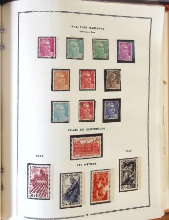 1849- 1960, Collection de France dans un classeur