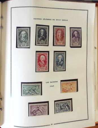 1849- 1960, Collection de France dans un classeur