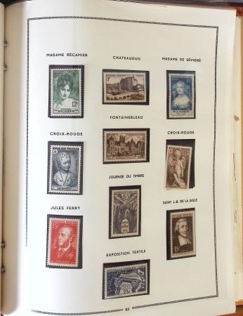 1849- 1960, Collection de France dans un classeur