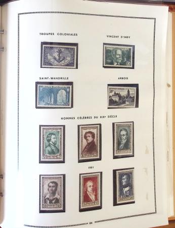 1849- 1960, Collection de France dans un classeur