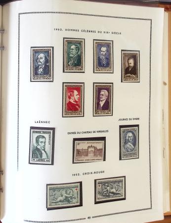 1849- 1960, Collection de France dans un classeur