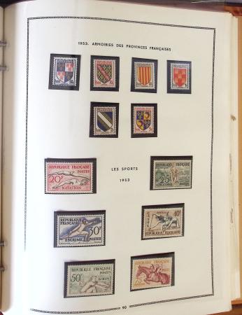 1849- 1960, Collection de France dans un classeur