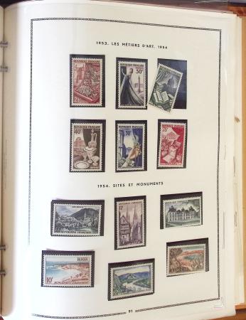 1849- 1960, Collection de France dans un classeur