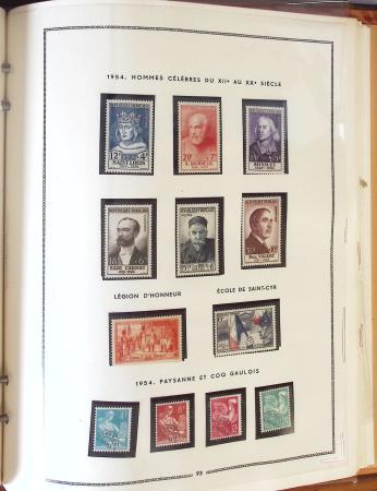 1849- 1960, Collection de France dans un classeur