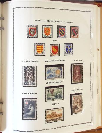 1849- 1960, Collection de France dans un classeur