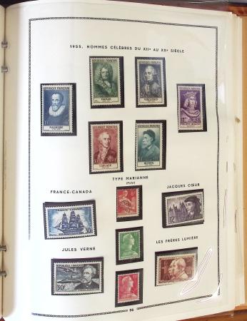 1849- 1960, Collection de France dans un classeur
