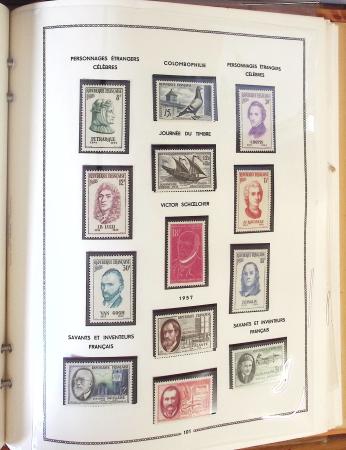1849- 1960, Collection de France dans un classeur